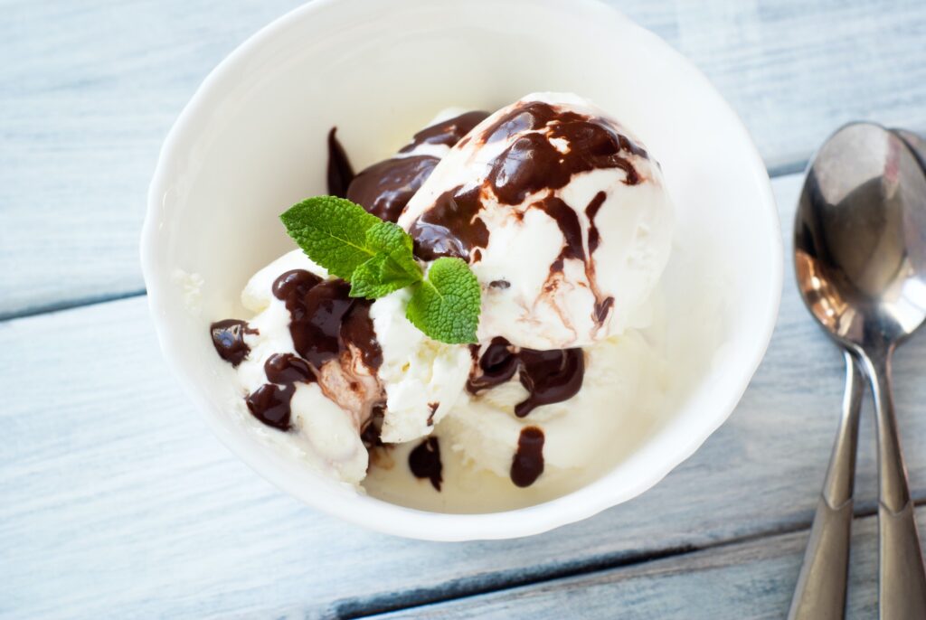 Vanilla ice cream